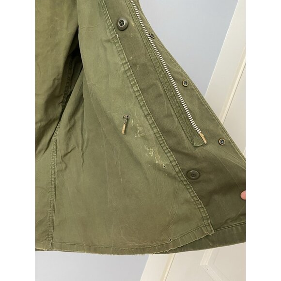 Vintage Field Jacket Coat Mens Med Short (Est.) US Military Vietnam War Era - Picture 8 of 16